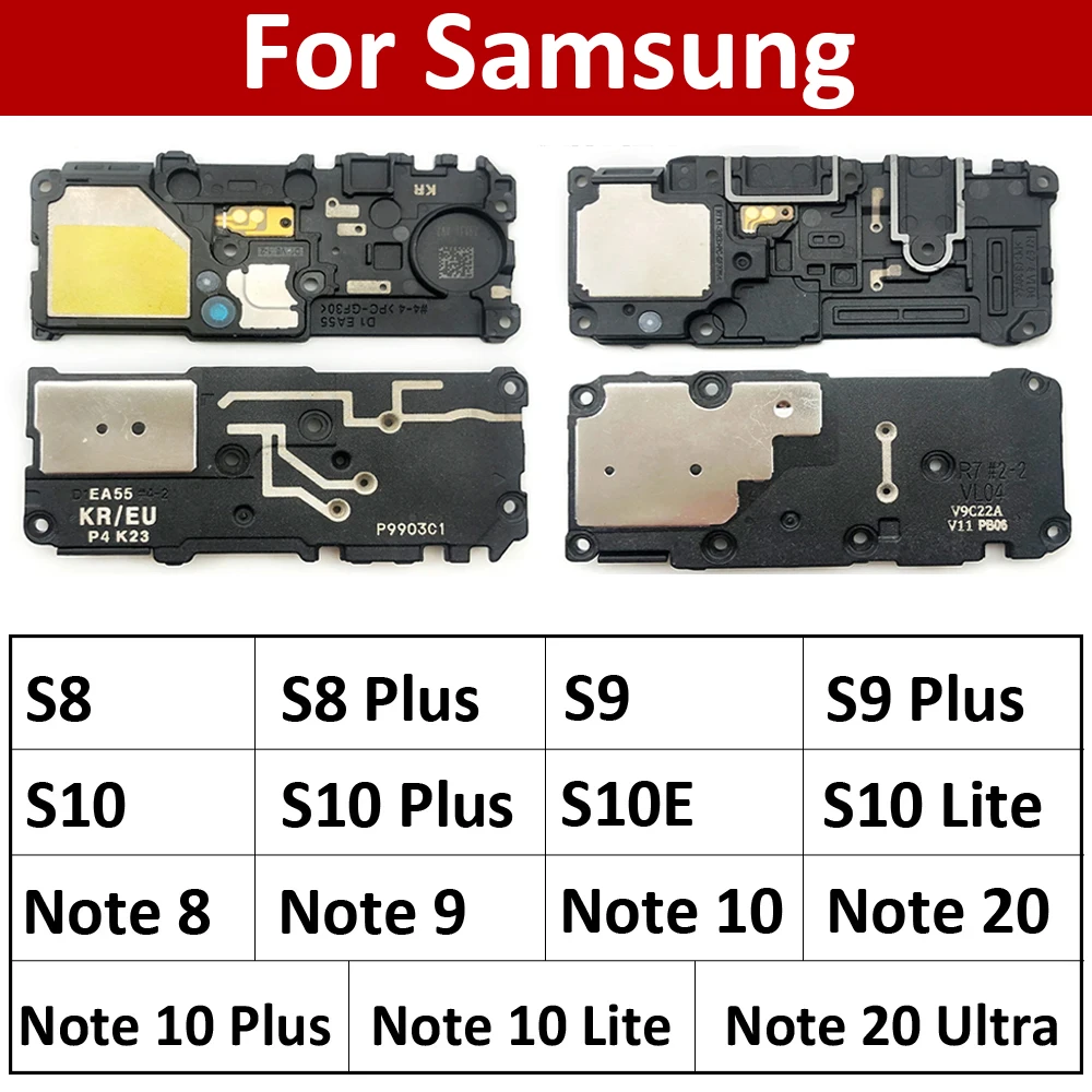 For Samsung S8 S9 S10 S10E Note 8 9 10 20 Plus Ultra Lite Buzzer Ringer Loud Speaker Loudspeaker Flex Cable