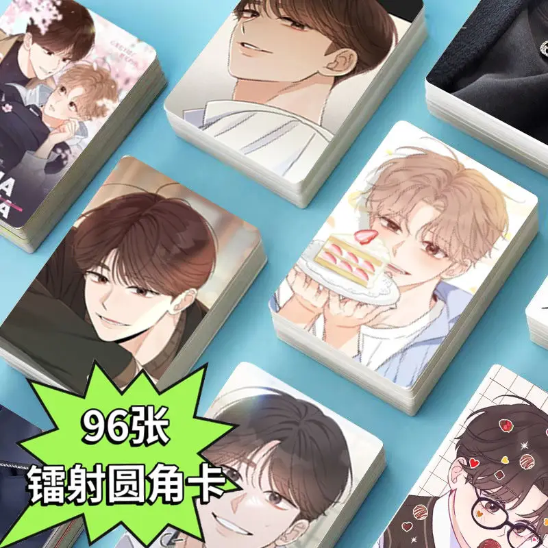 

Alpha Trauma Anime Small Card 48pcs 3inch Kim Do Hyun Photo Cards Seon Wooyeon Lomo Bl Photomasks Friends Gift for Fans Diy