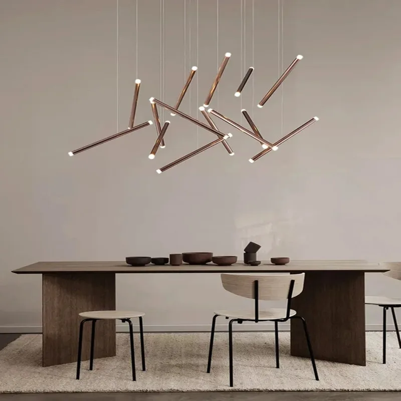 

Modern minimalist LED restaurant chandelier bar counter company front desk coffee shop clothing store chandelier