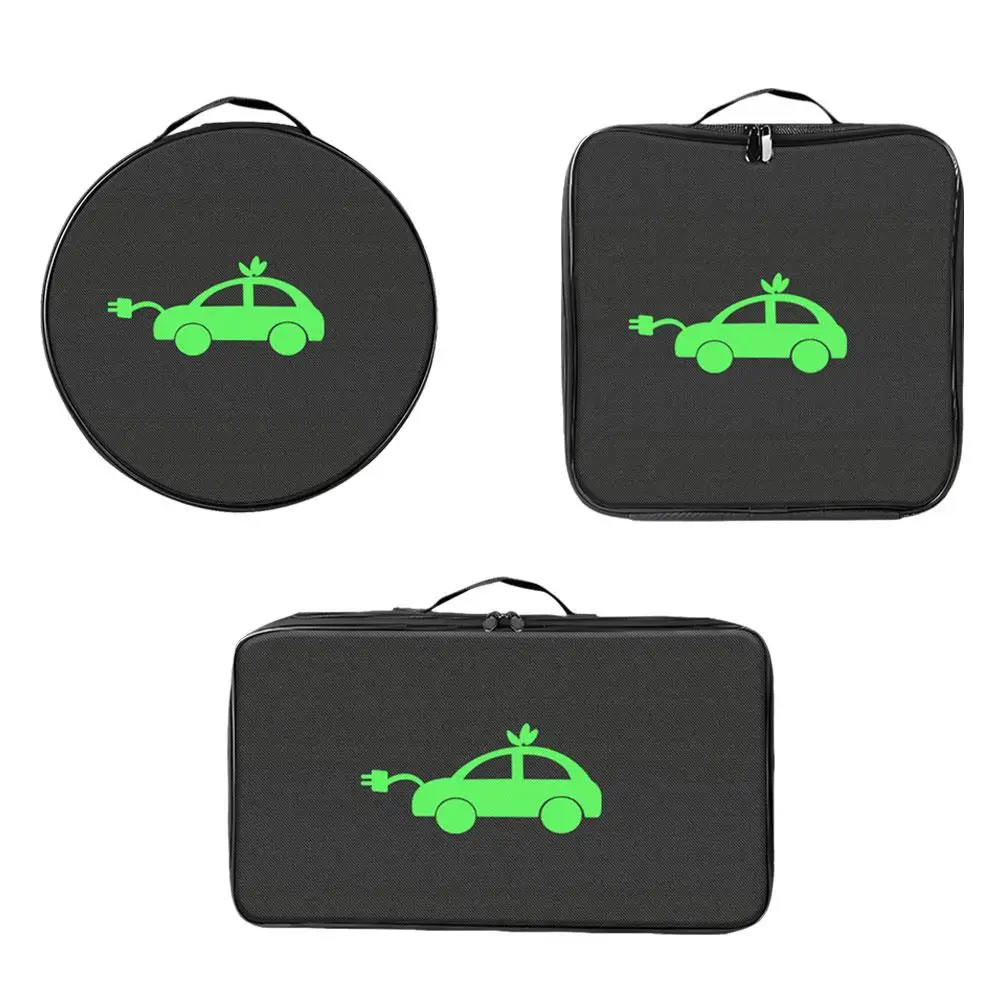 Jumper Cable Bag Cable Storage Case Electric Car Charger Case EV Car Charging Cable Storage Carry Bag EV Cable Organizer Bag