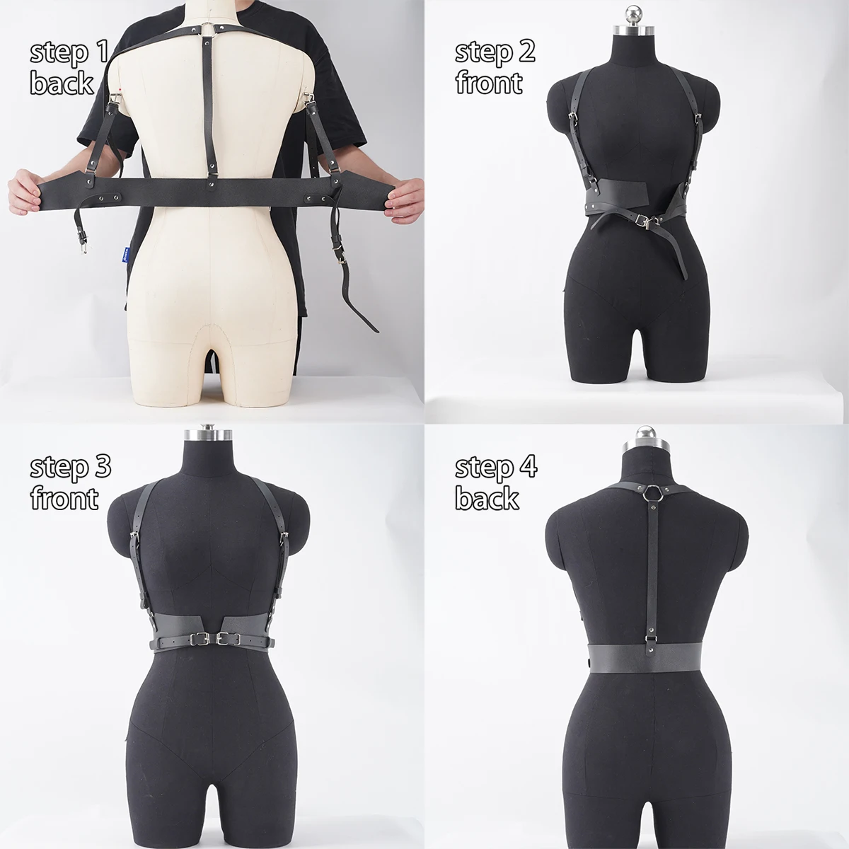 Women Fashion Belt Street Style Punk Decorative Waistband Adjustable Suspender Belt Corset Harness Gothic Clothing Accessories