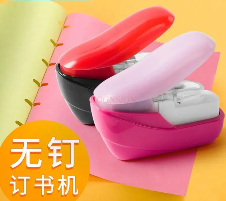 Nadelfreier Hefter Desktop-Mini-Hefter Handbuch-Werkzeug mit hohem Erscheinungsbild