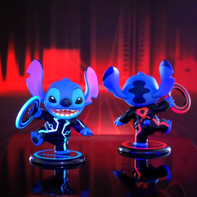 حقيقية الساخن اللعب غرزة ترون آريس صندوق أعمى الأصلي مجموعة صغيرة أنيمي الشكل معركة البدلة لعبة غامضة منصة مستقبلية