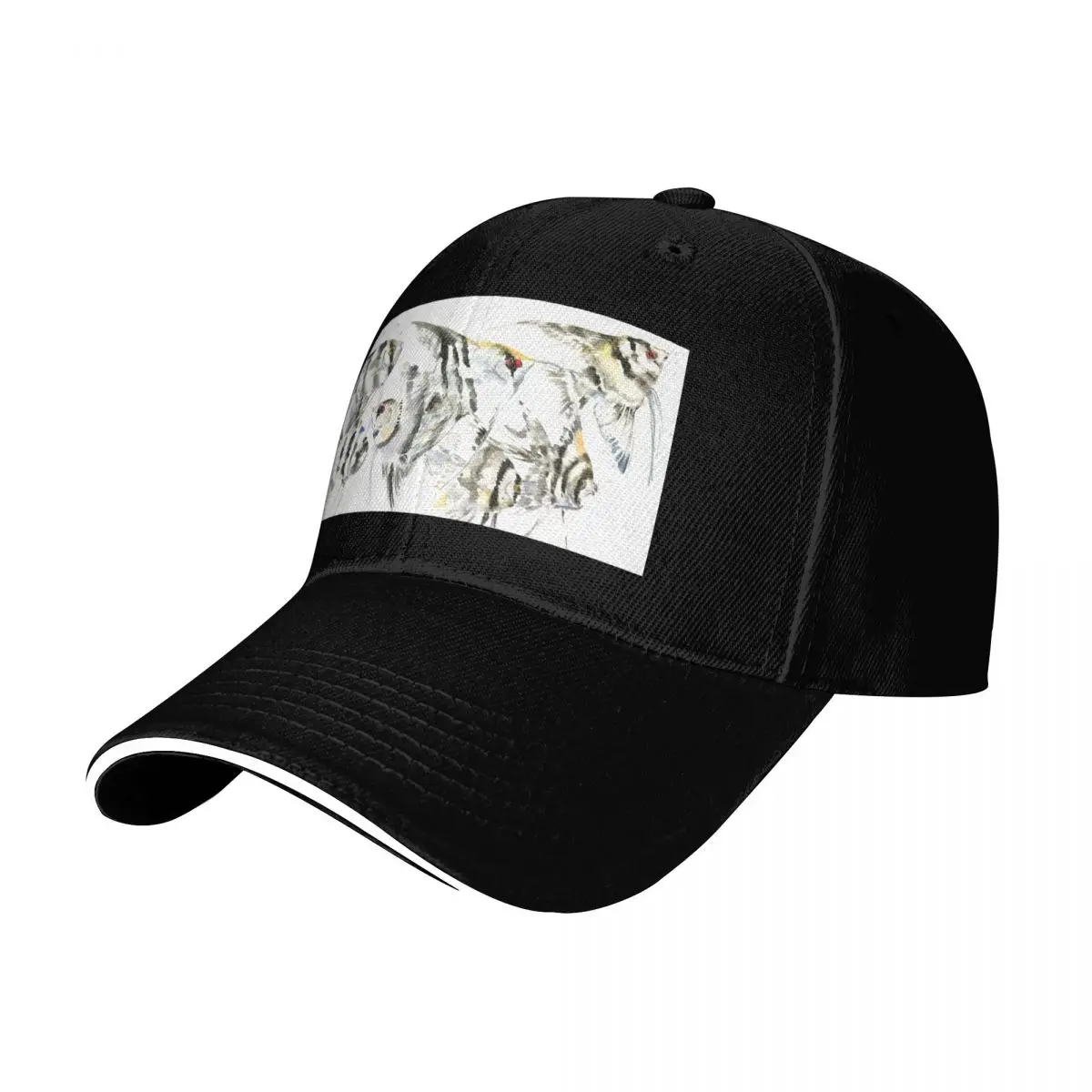 

Scalar fish aquarium design, angelfish Baseball Cap Winter hat Hat men Hats Man Women's