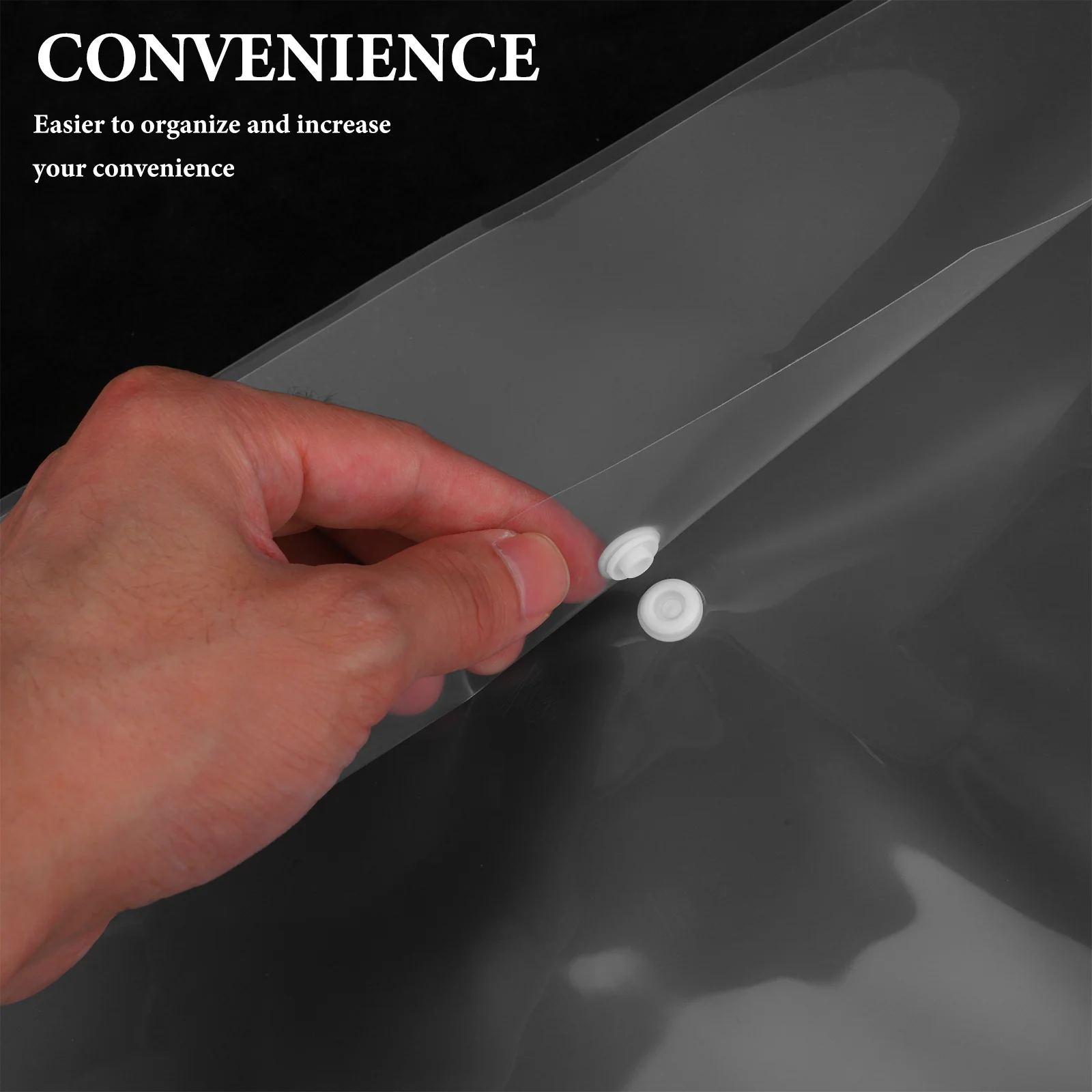 

10Pcs Transparent Document Organizers PP File Storage Bags Practical File Holders for Office School Paper Storage Folder