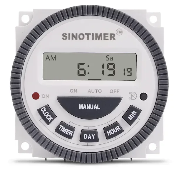 TM619 Time Control Switch 7 Days Programmable Cyclic Timing Intelligent Time Controller 1 Normally Open 1 Normally Closed