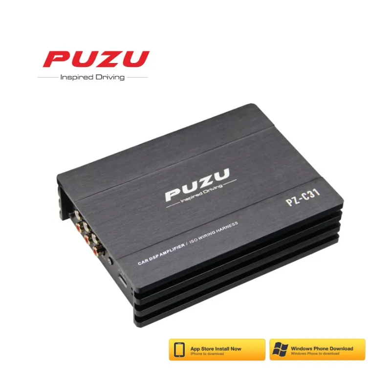 PUZU PZ-C31 Car Audio DSP Power Amplifier 31 Segment EQ4 In, 6 Out
