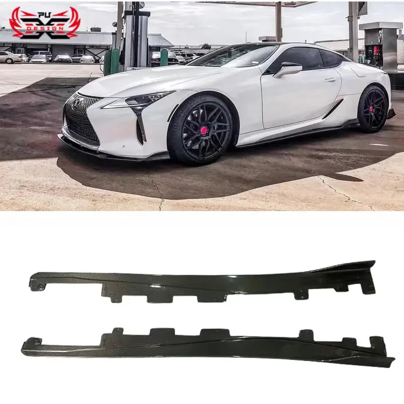 

Wholesale Carbon Fiber ART Style Side Skirts Side Splitter For Lexus LC500 LC500H Bodykit