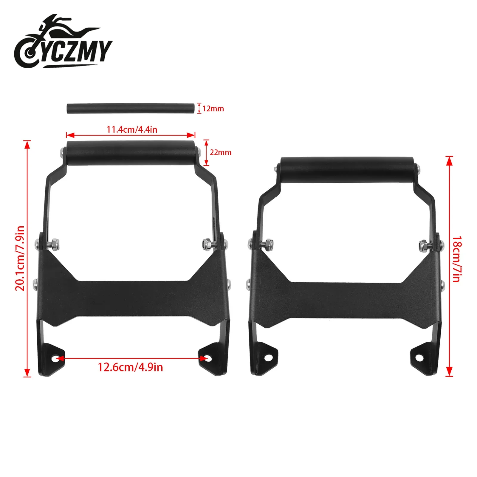 Braket Navigasi GPS 12MM/22MM Untuk BMW R1300GS R 1300 GS R1300 GS 2023-UP Dudukan Ponsel Rak Ponsel Braket Dashcam