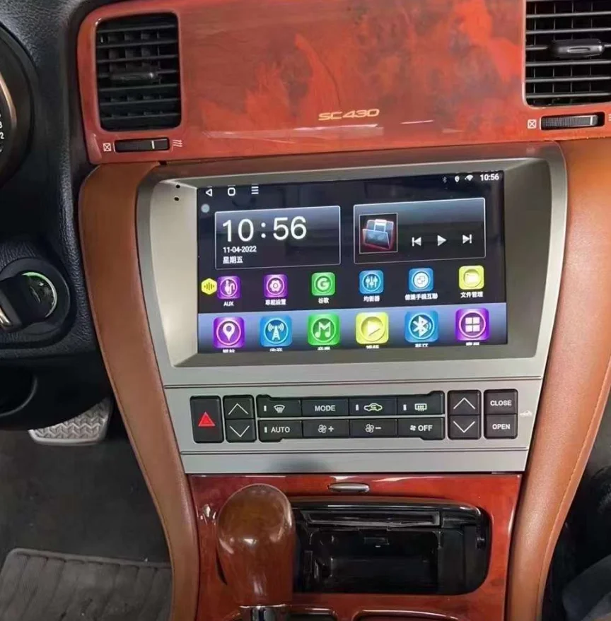 For Lexus SC430 2001-2010 Android Screen Car Radio Stereo Multimedia Player Tape Recorder GPS Navigation Bilit-in 360 Head Unit