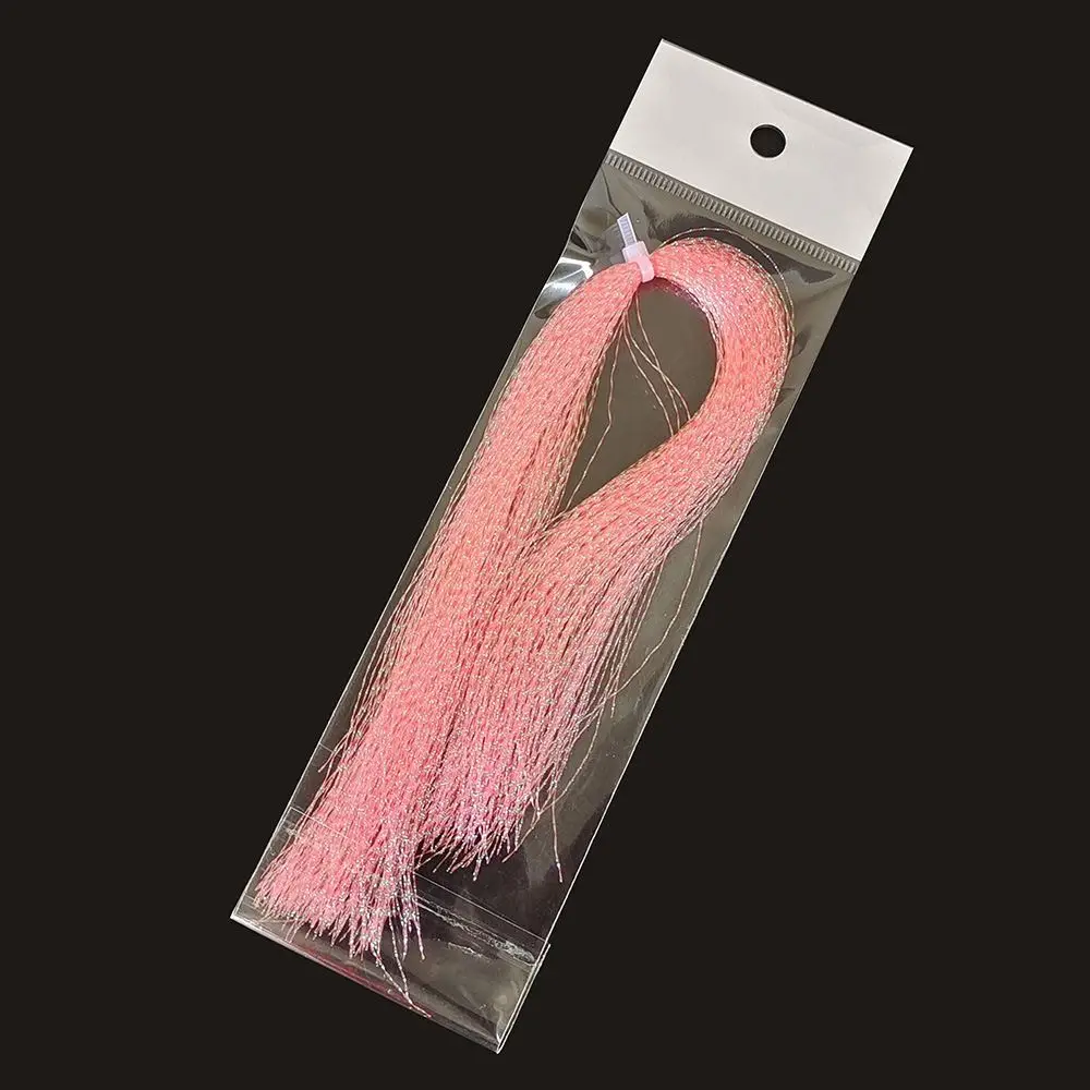 1 bolsa de materiales de atado de moscas, oropel holográfico de Flash para pesca con mosca, anzuelo de plantilla DIY, Material de fabricación de