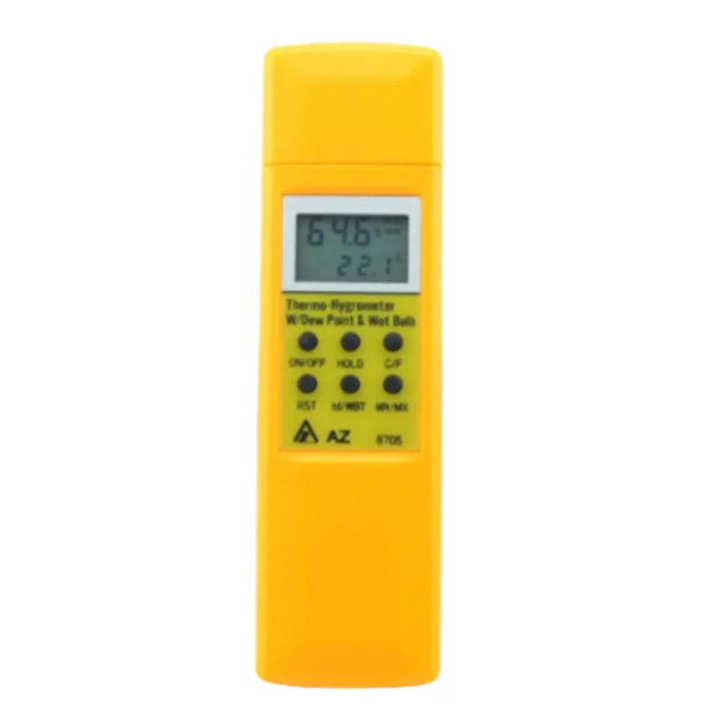 

AZ8705 digital industrial grade thermo-hygrometer sensor humidity/dew point/wet bulb/temperature/measurement meter