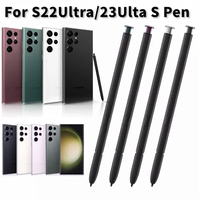 For Samsung Galaxy S22Ultra S23 Ultra New Stylus Pen Replacement SM-908 918 Touch S Pen Tablet Phone Writing Pencil No Bluetoot