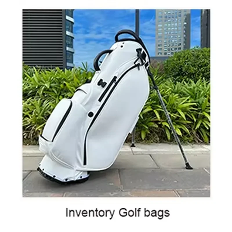 Flora Waterproof PU Leather Golf Stand Bag Hydrophobic Durable Wear Resistant High Quality Lightweight Course Travel