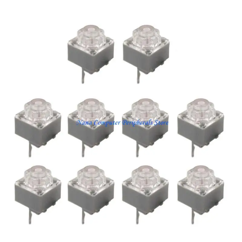 F68C 2 Cái/10 Chiếc HUANO Êm Micro Công Tắc 10 Triệu Lần Bấm Êm Chuột Micro Công Tắc 2 Chân 6x6x7.2mm