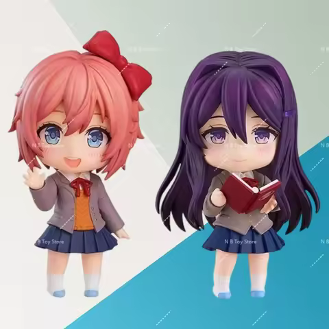 GSC Original Nendoroid Doki Doki Literature Club! Sayori 2250 Yuri 2283 Anime Action Figures Toys for Children's Gift Modell