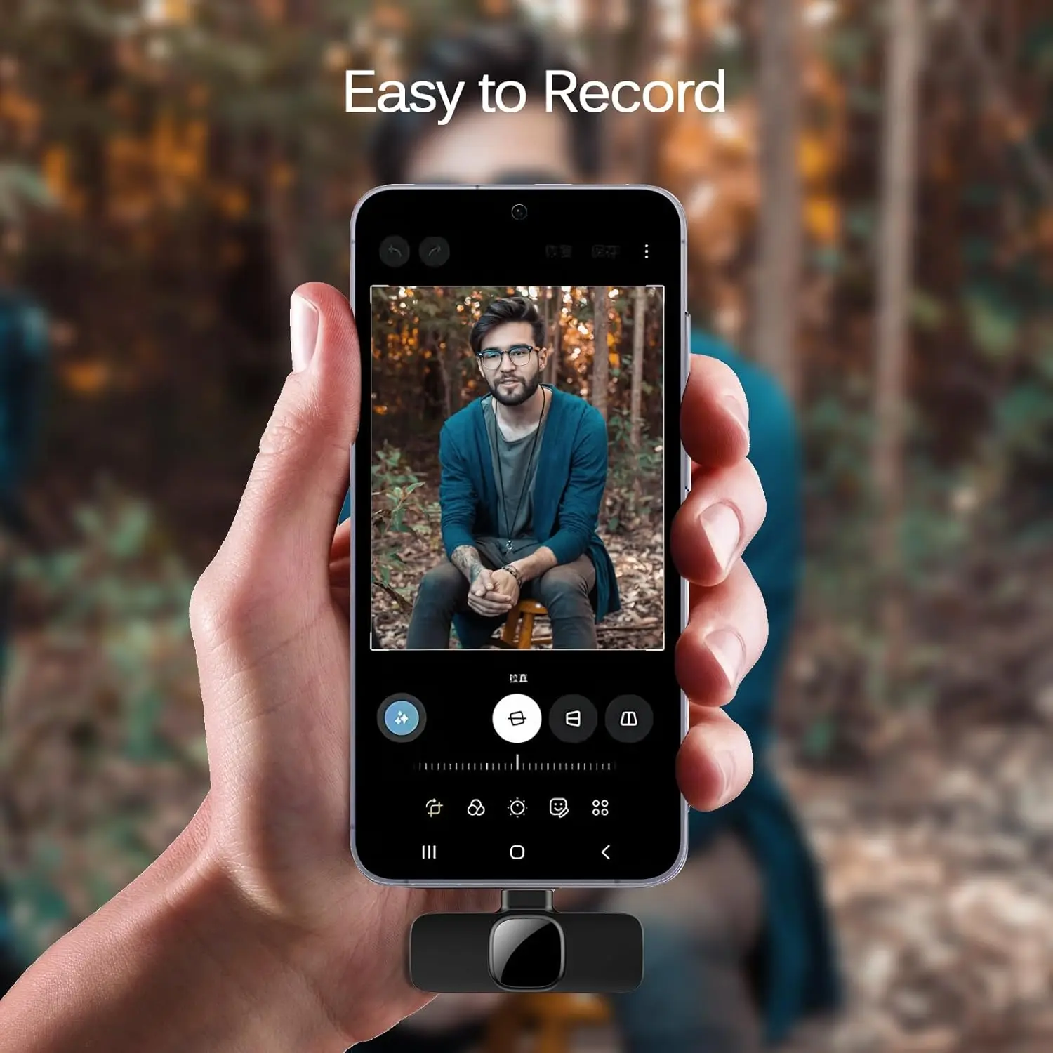 ميكروفون لاسلكي Mini Mic Pro لأجهزة iPhone وiPad وAndroid وميكروفون Lavalier لتسجيل الفيديو - عبوتان #2