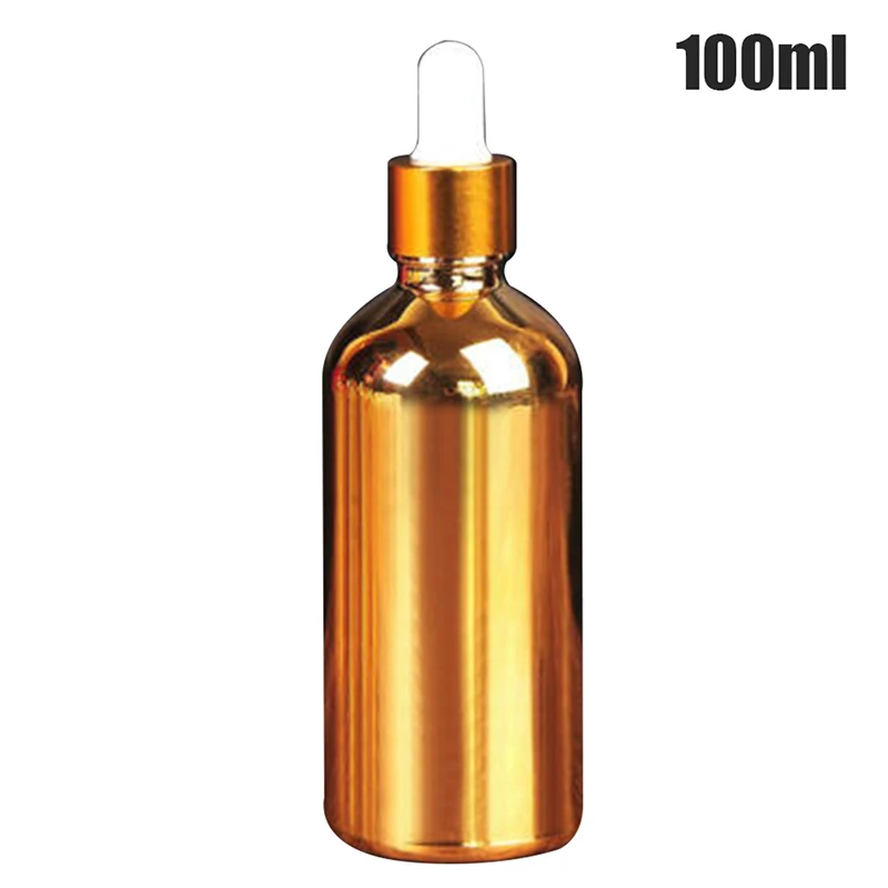 100ml Dropper Oil Bottle Glass Brown Stock Cosmetic Sample Empty Amber Essential Aromathera Liquid Massage Pipette Refillable