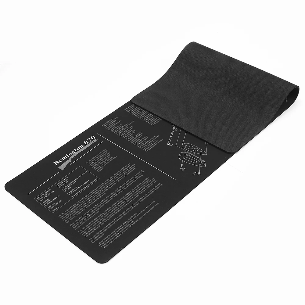 AR-15 AK 47 Remington 870 Gewehr-Reparatur- und Montageunterlage, Reinigungsgummi mit Teileplan und Anleitung, Mauspad – Detail 12