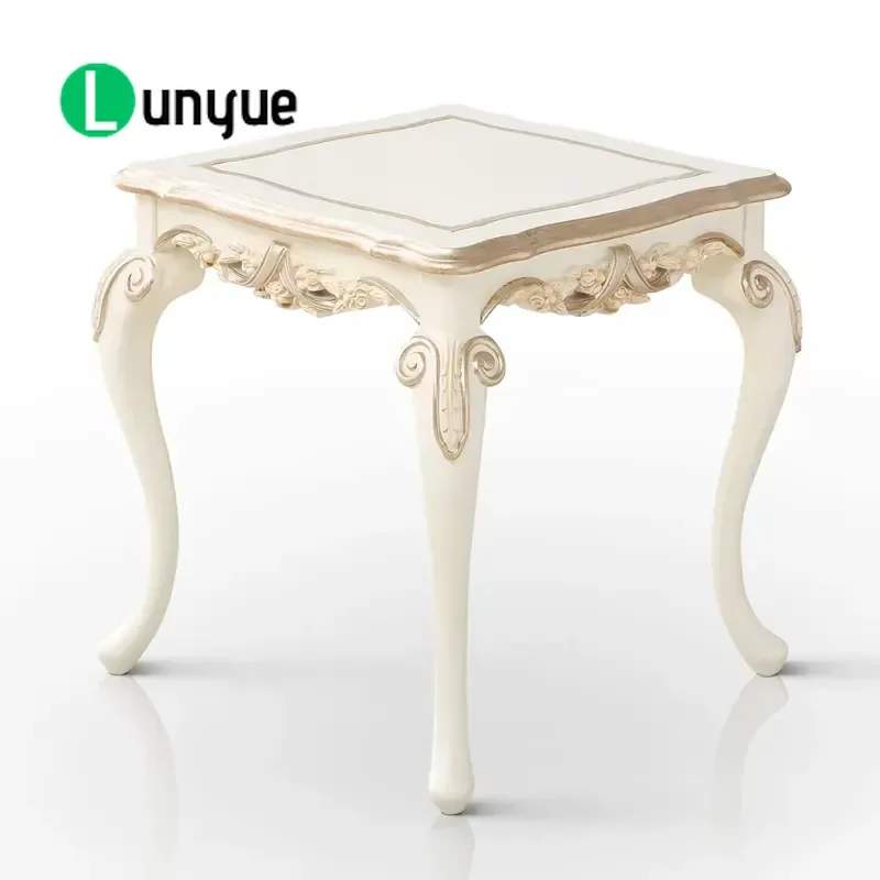 Square Elegant End Table for Living Room Sofa Side Coffee Table Modern Minimalist Design Sturdy Furniture for Home Decor