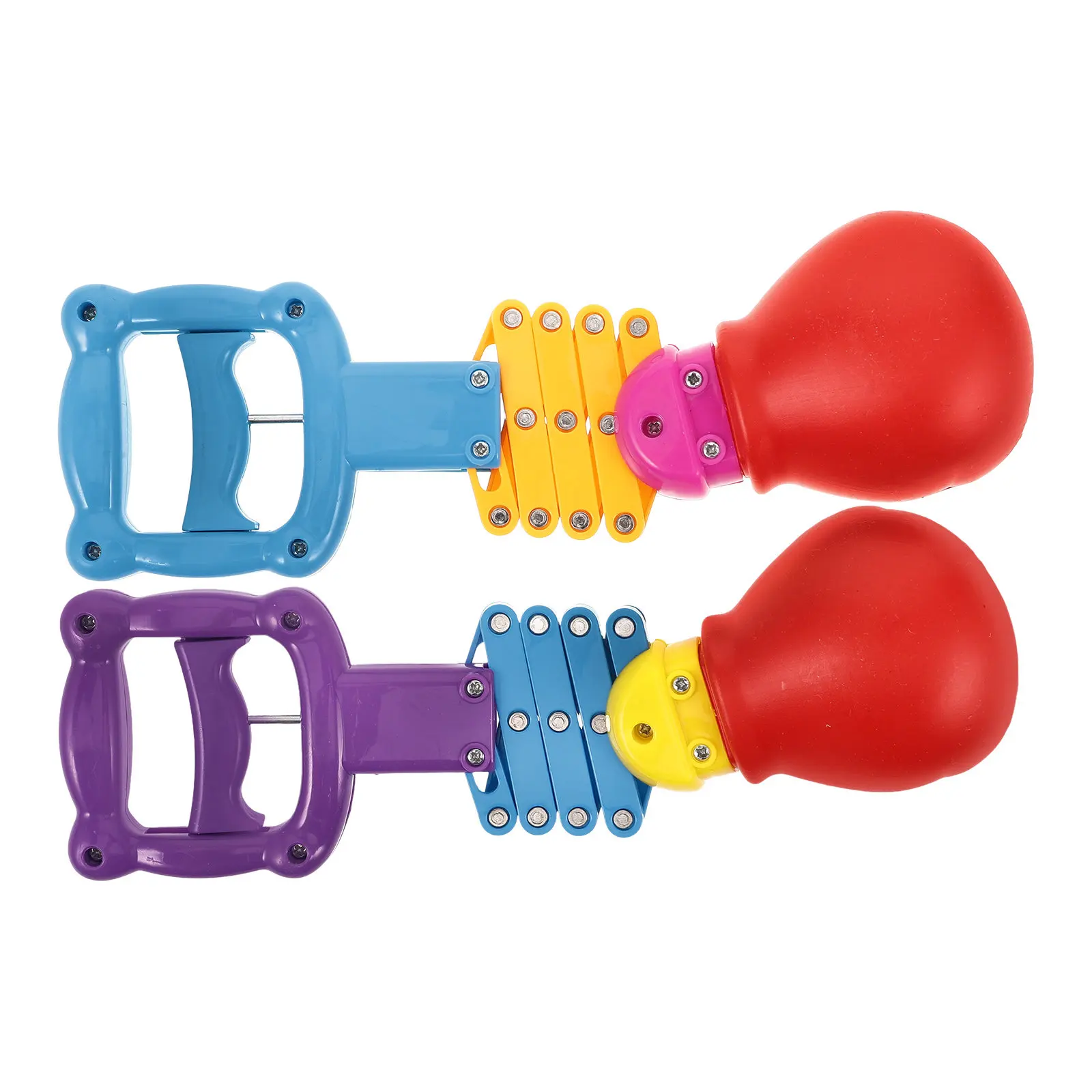 

2Pcs Spring Telescopic Fist Retractable Creative Prank Plaything Bright Colors Kids Party Fun Funny Toys Party Trick Toy