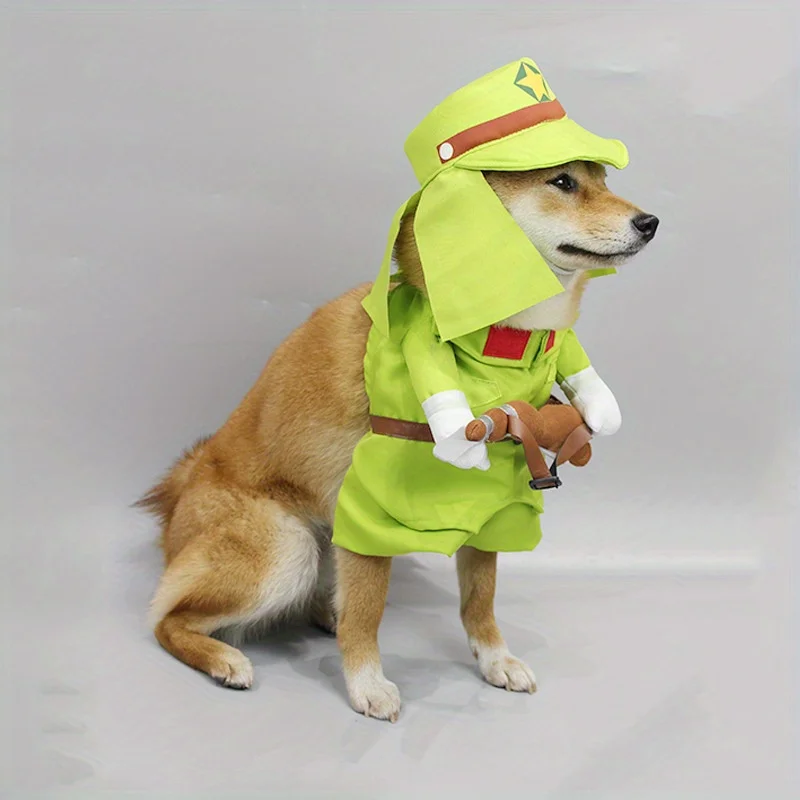 Unleash The Playful Side of Your Dog with Small Funny Shiba Inu Dog Costume Set for Halloween Parties