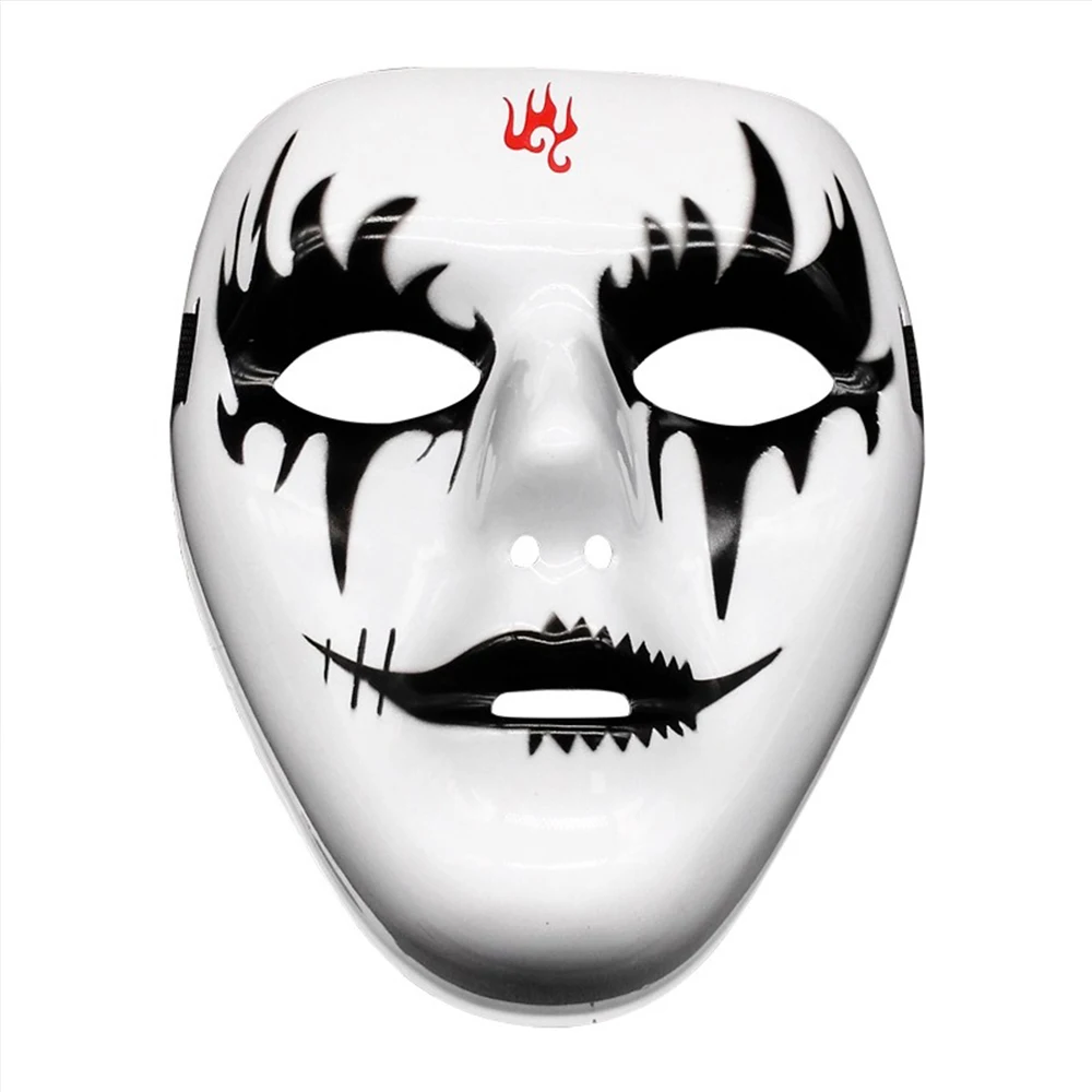 Men Women Hip Hop Adult Mask Ghost Adult Horror Mask Halloween Props Costumes Accessories Full Face Mask