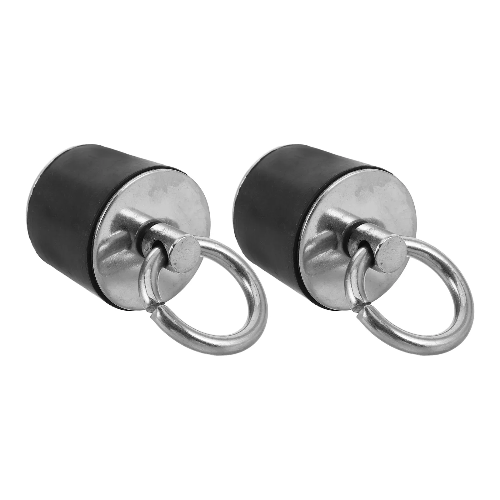 2Pcs Boat Plug Marine 13Mm Snap Handle Tapered Rubber Stopper Stainless Steel Handle Drain Plug Sailing Plumbing