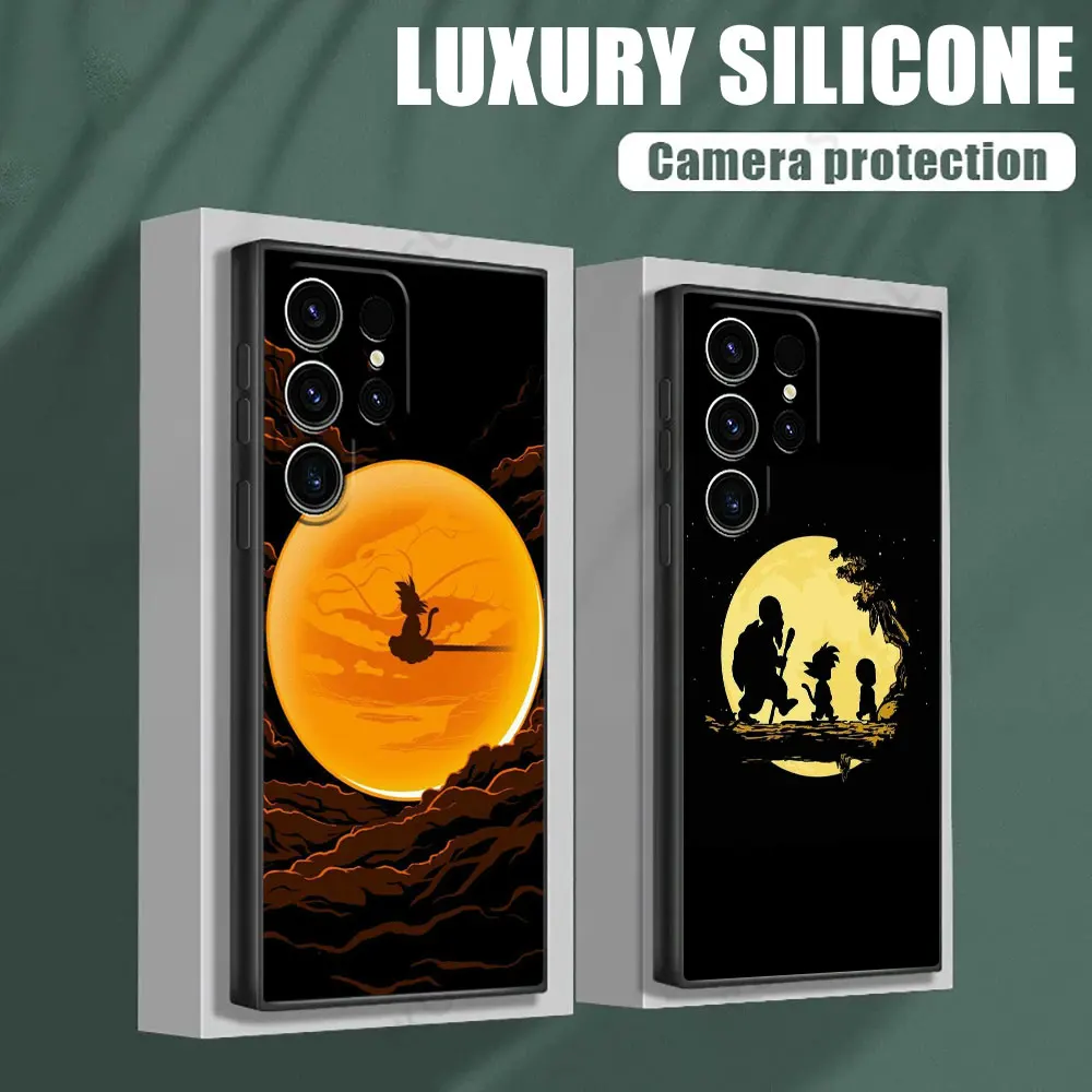 D-Dragon-Ball-Z Anime Cute Gokus Phone Case for Samsung Galaxy S26 S25 S24 S23 Ultra S22 Plus S21 S20 S21 FE S26 Ultra S25 Funda