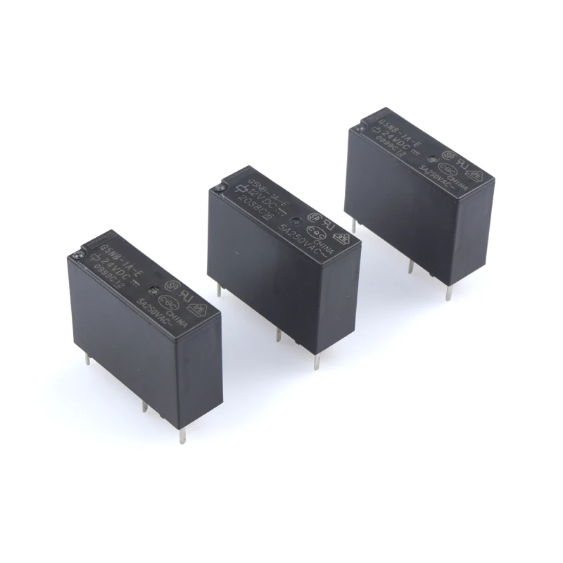 10Pcs New Original G5NB -1A-E-5VDC G5NB-1A-E-12VDC G5NB-1A-E-24VDC 5A 4PIN Compatible HF46F ALDP112 124 5V 12V 24V power relay