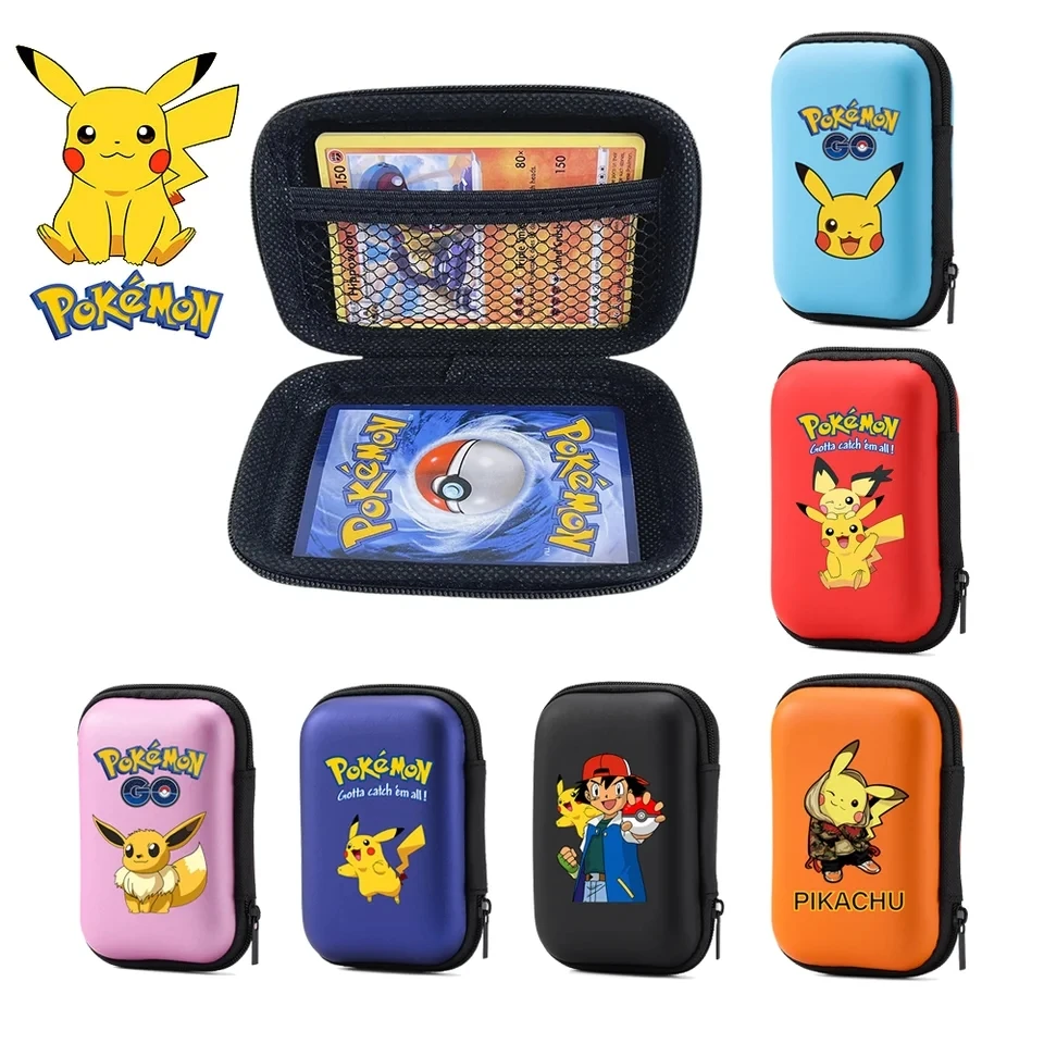 New 2024 Card Book Pocket Monster TCE Card Storage Bag Compatible with Pokemon Trading Game Card Storage Bag Hard Protection Box