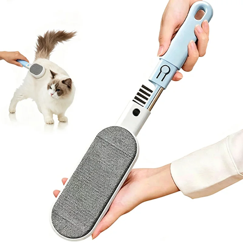 4-in-1 Multifunctional Electrostatic Hair Removal Brush, Clothing Sofa Hair Adhesive, Pet Hair Scraper