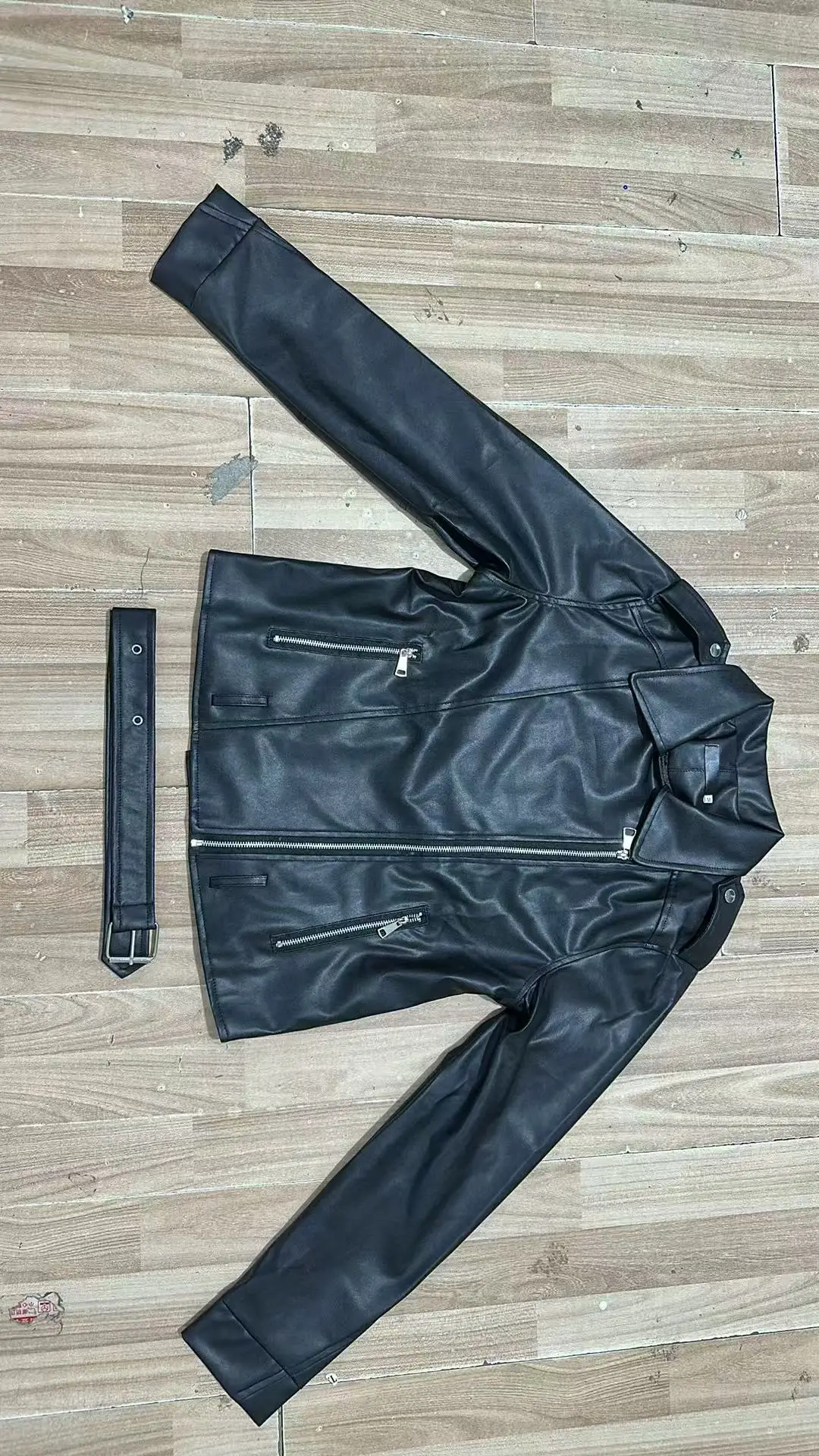 2026 New Short PU Leather Jacket Women's Locomotive Jacket Retro Lapel Slim Fit Lady Vintage Zipper Coat Moto Biker Outwear