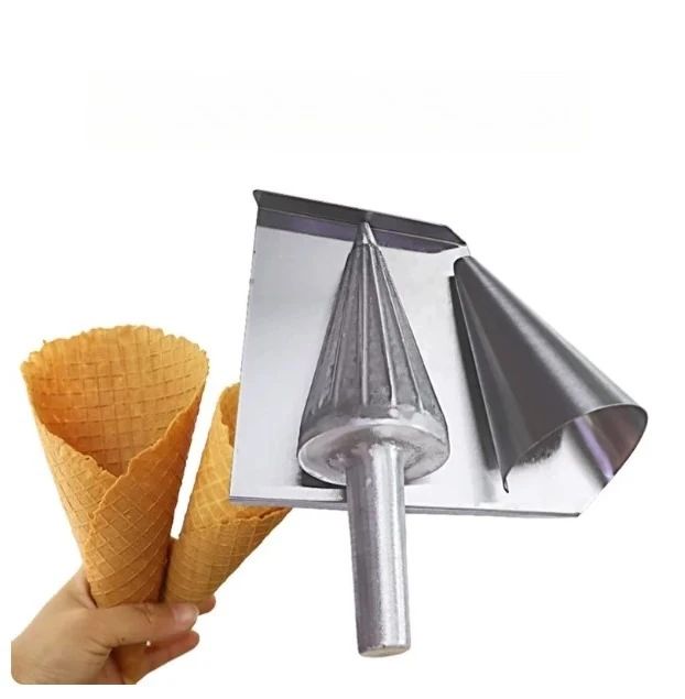 Nonstick Stovetop Waffle Cone Maker Manual for Ice Cream Crispy Crepe Roll