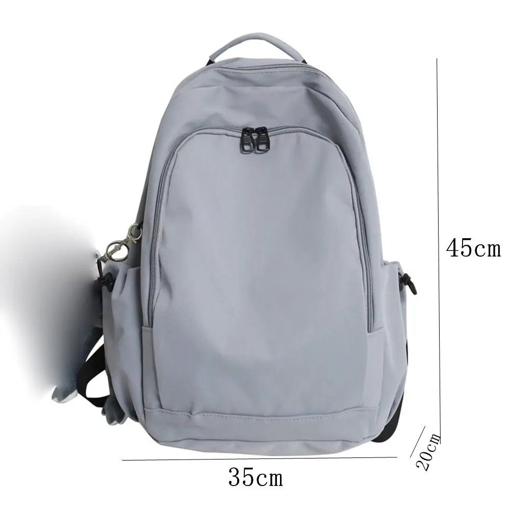 New Nylon School Bags Large Capacity Lightweight Rucksack Bagpack Multiple Compartments Waterproof Book Bags Teenager