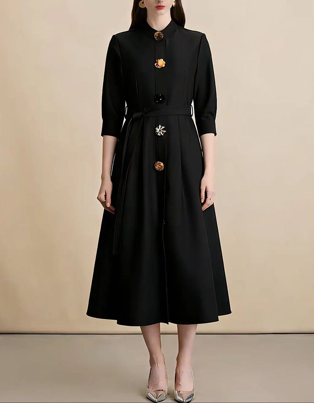 

Женское свадебное платье с вышивкой, розовое Элегантное Длинное платье средней длины из тюля с расклешенным рукавом и оборками, лето-осень