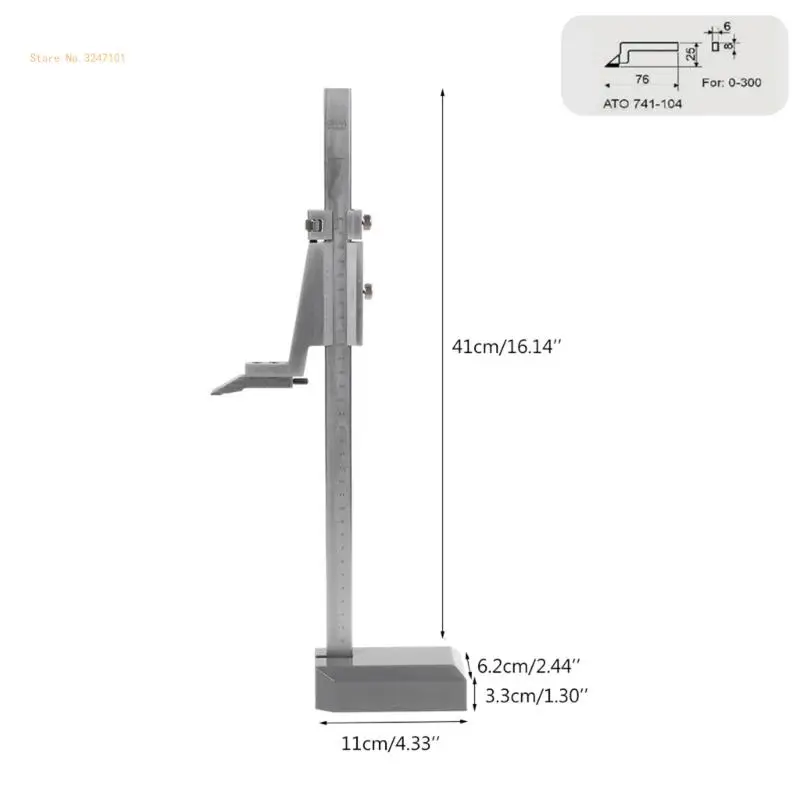 12inch Height Gauge 0-300mm Aluminum Alloy Calipers Woodworking Measuring Tools Dropship