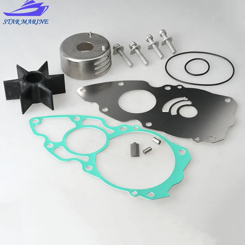 6AW-W0078 Water Pump Impeller Repair Kit For Yamaha Outboard 4 Stroke 300HP 350HP V8 5.3L 6AW-W0078-00-00 Boat Engine Replaces