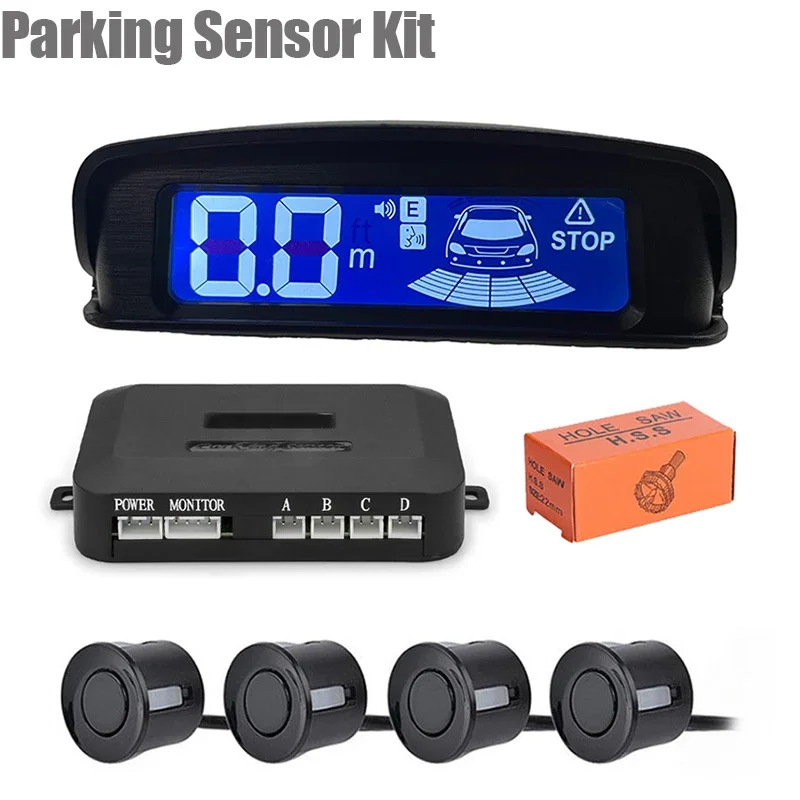 

Multiple Radar Parking Sensor Kit Backlight Parktronic LED Display System Backup Monitor Support Volume And Voice Adjustment