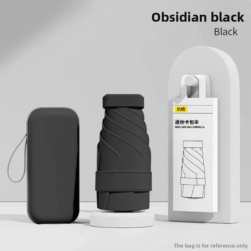 

Home Mini Umbrella Capsule Umbrella Sunny and Rainy Dualuse Rainproof Sun Protection Outdoor Traveling Portable Parasol Umbrella