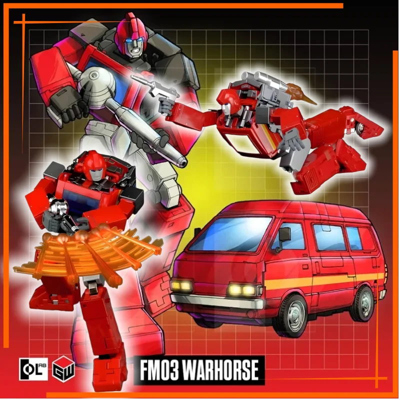 

【 Spot Goods】FM-03 Ironhide Animated Version Transforming Robot Figure Movable Deformation Toy Collection Gift