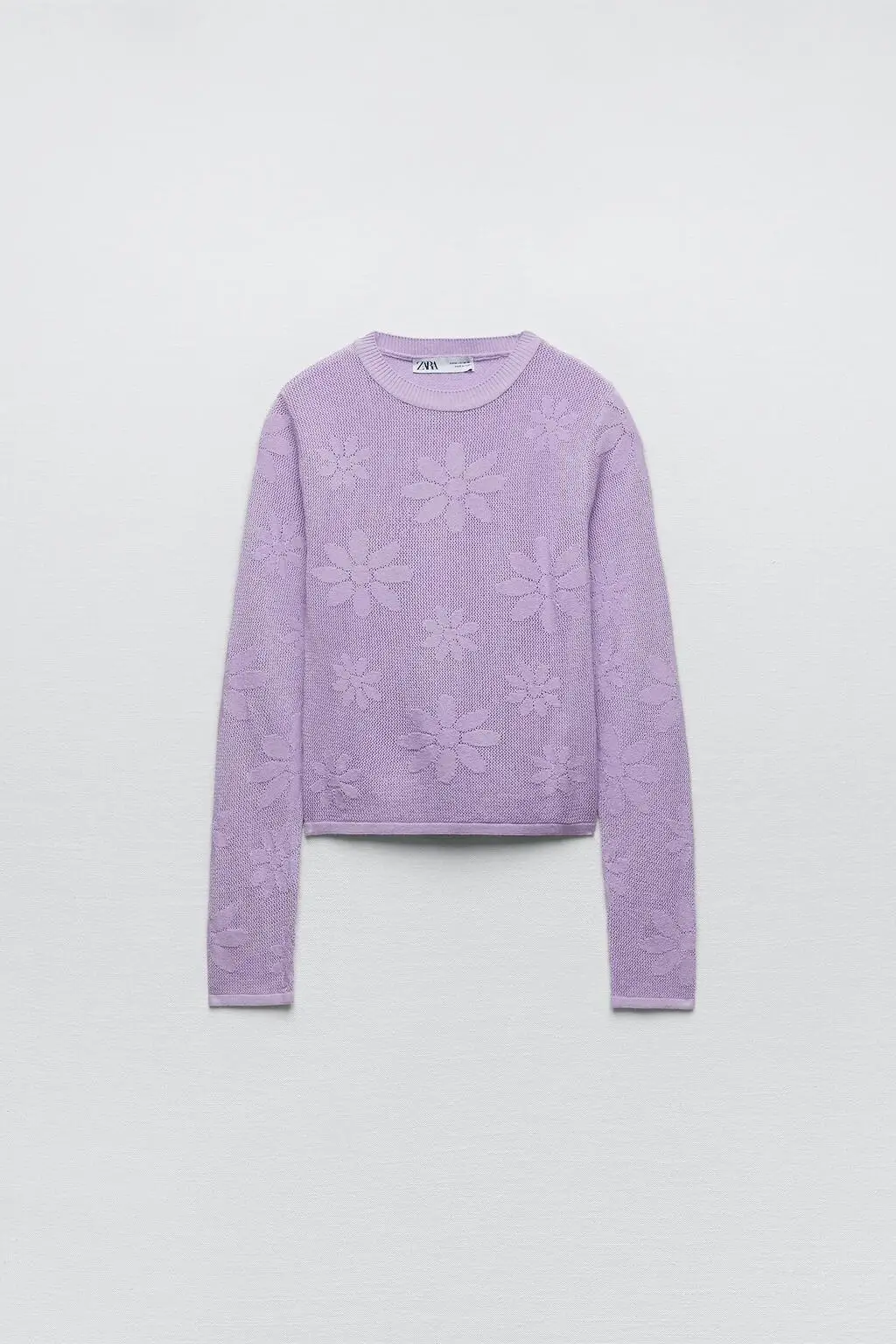 

Новый женский вязаный свитер с цветочной вышивкой Me Fabric Early Autumn Faion Commute Sle Long Sve round Ne or...