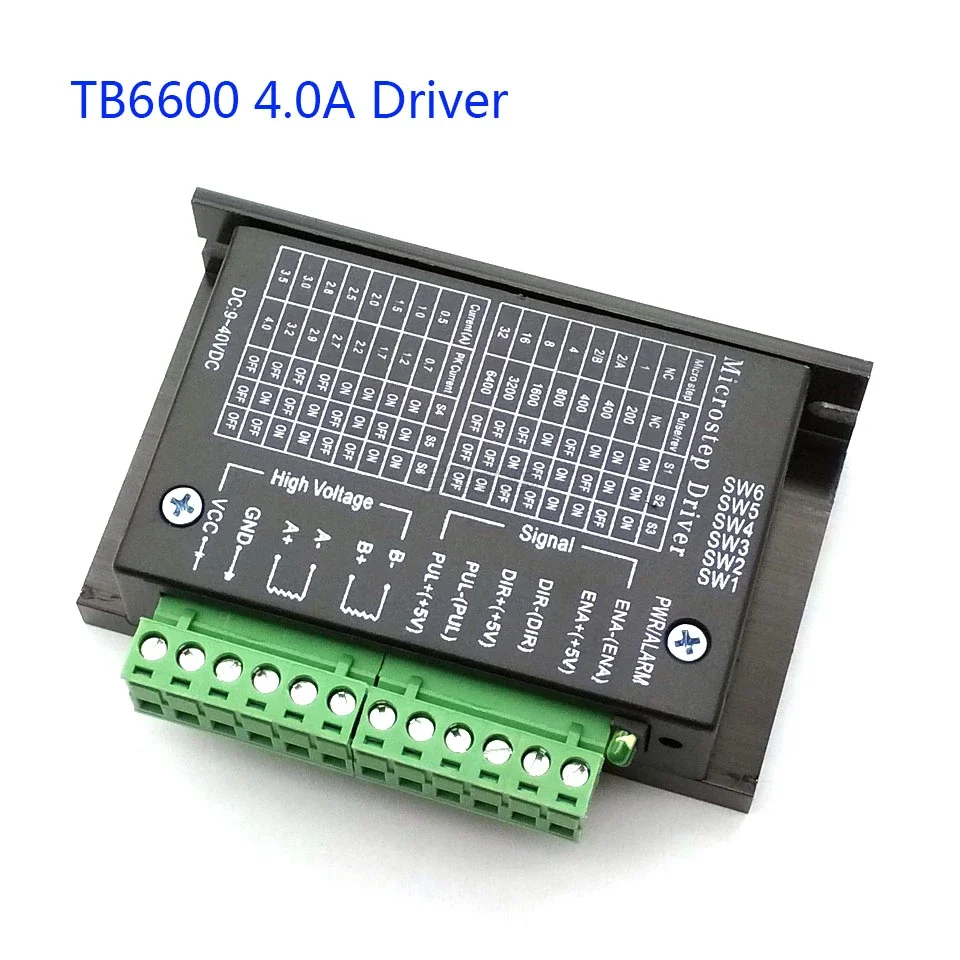 Stepper Motor Driver TB6600 Upgrade Nema 23 Nema17 4A DC9-42V for NEMA23 Motor CNC Router Controller for 3D Printer