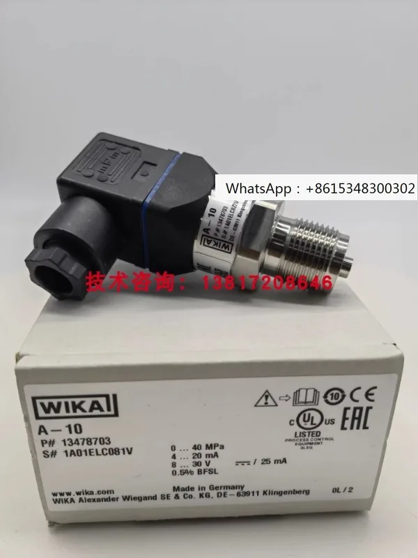 

Pressure sensor A-10 die-casting oil press pressure transmitter 0-400bar/4-20ma
