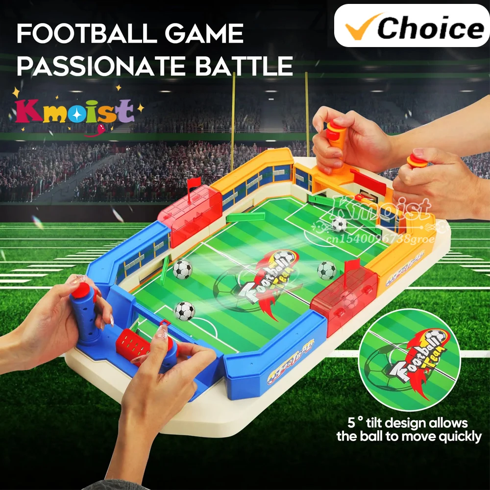 Tabletop Soccer Board Games Educational Toy Outdoor Portable Multigame Newest Tabletop Desktop Football Toys for Boys Kids Gifts