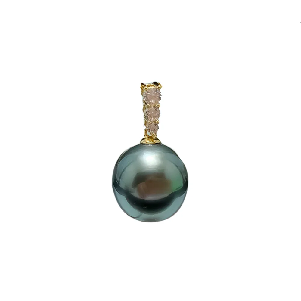 SHILOVEM 18k Gold  Pearl pendant New Birthday Christmas Gift Fashion Wholesale Women yzz11-12888zz