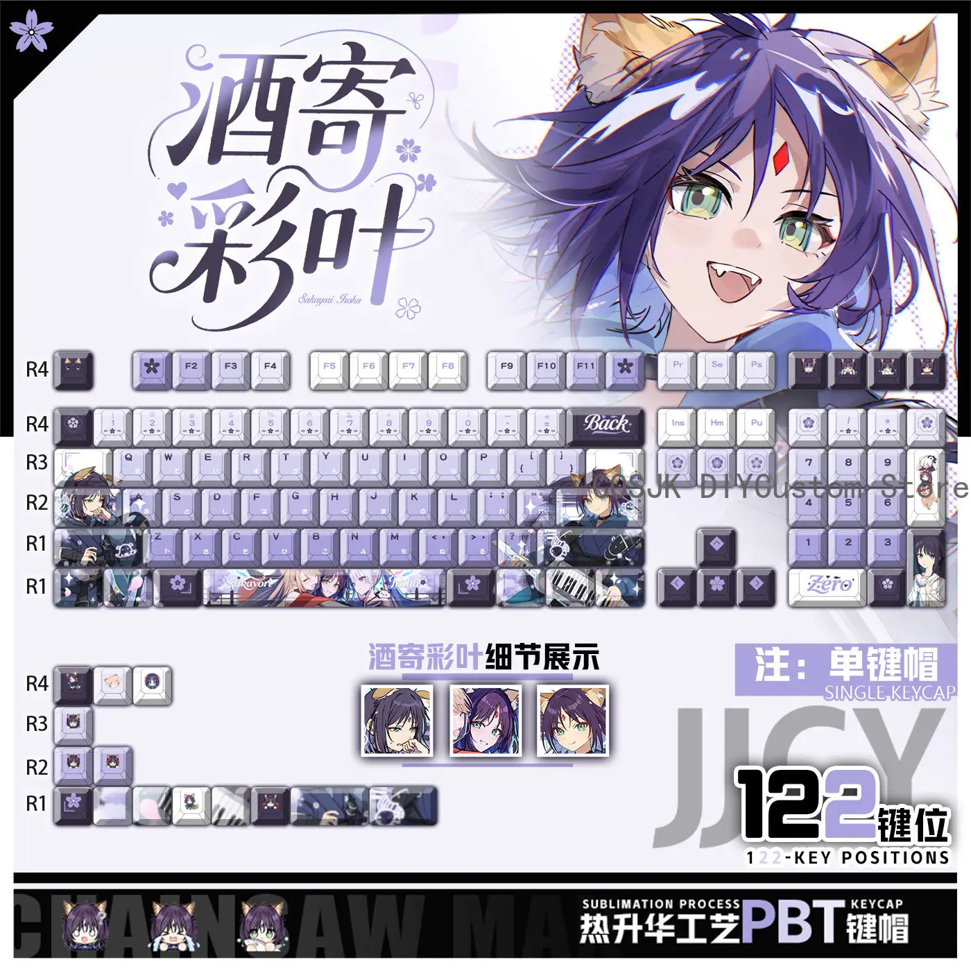 122 Keys Anime Cosm…