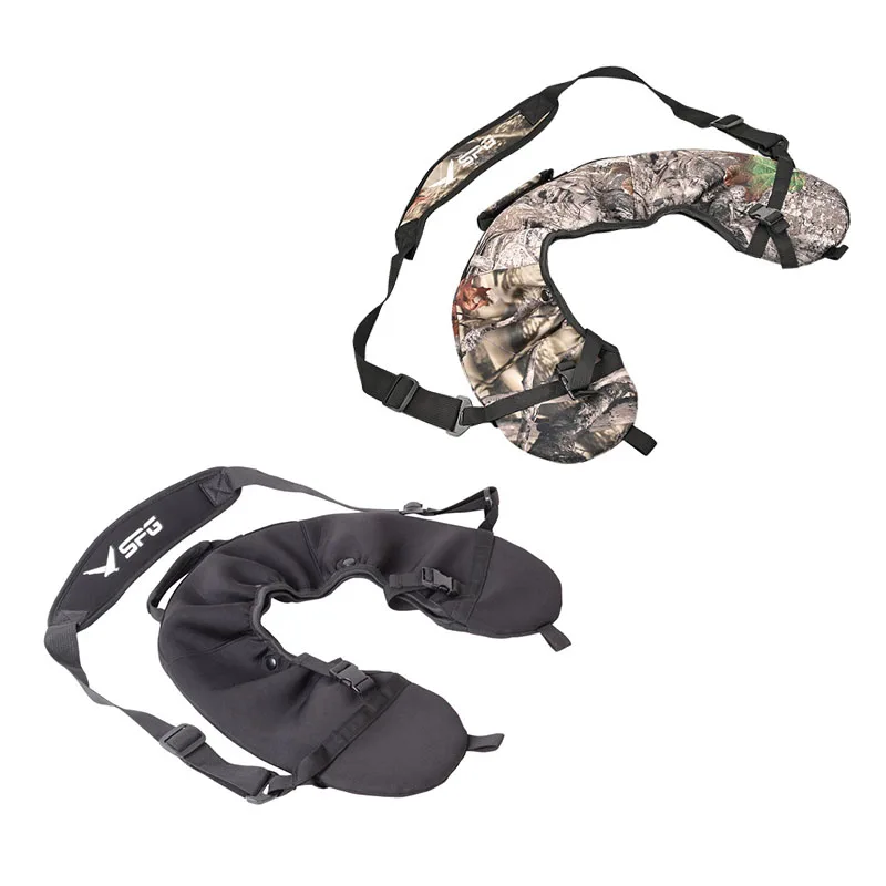 Archery Compound Bow Sling String Bow Carrier  Bow Cams Sling Case Carrying Shoulder Strap Holder Hunting Shooting Accessories
