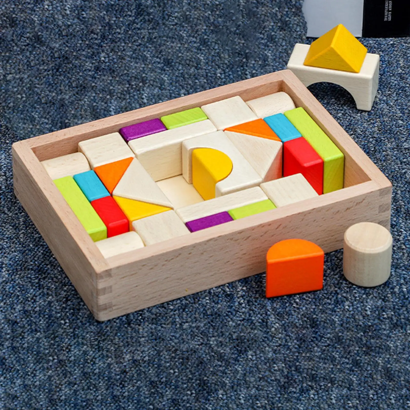 كتل التراص الإبداعية لعبة التعلم المبكر المهارات الحركية الدقيقة اللبنات ل 1 2 3 سنة أطفال الصغار بنين بنات الهدايا