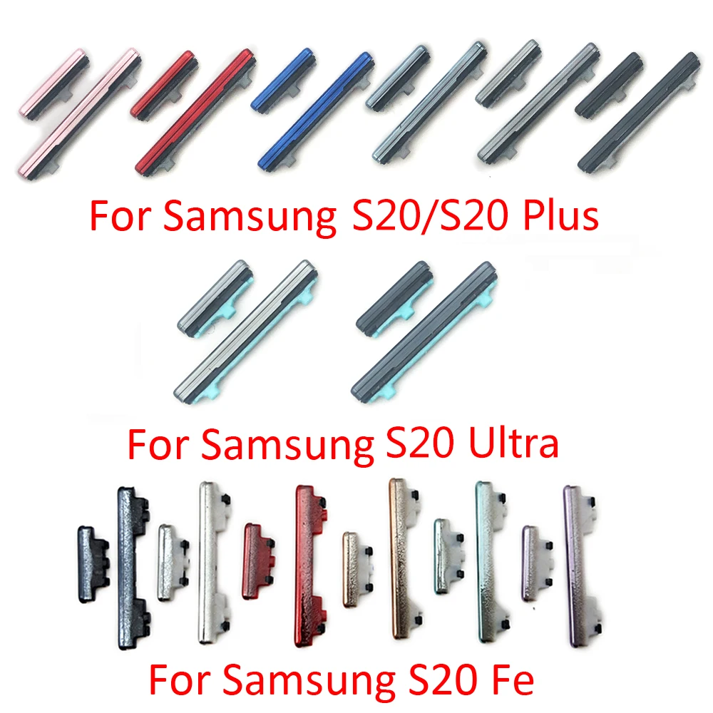 Neue Power-Taste Lautstärke taste für Samsung S20 / S20 Plus / S20 Ultra / S20 Fe Rnal Kunststoff knopf